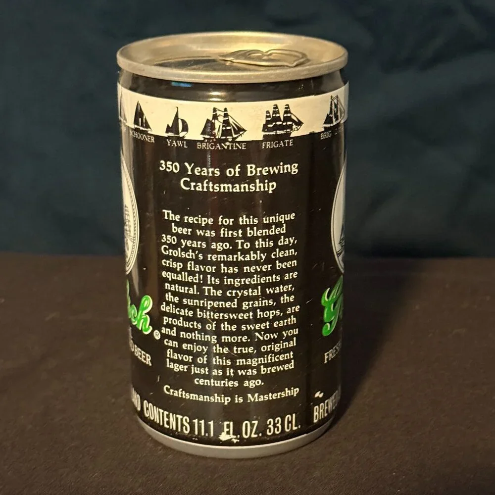 Grolsch vintage beer can